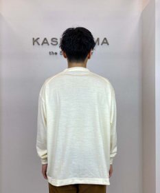 KASHIYAMA 【ウォッシャブル】ウールジャージークルーネックニット