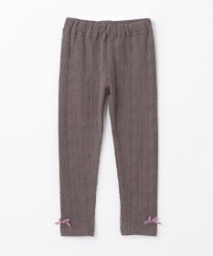 ANY KIDS ケーブル ジャガード レギンス