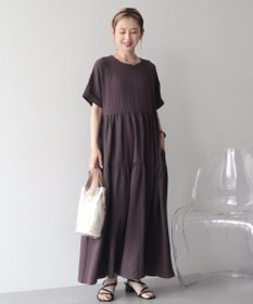 AMERICAN HOLIC 【先行予約】【WEB限定】サッカーティアードワンピース＜丈違い＞