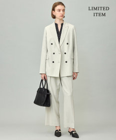 ICB L 【新色追加・WEB限定】BackSatinAmunzen キーネックブラウス