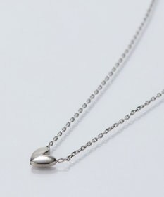 Phoebe 【金属アレルギー対応】スリークハートネックレス　シルバー/サージカルステンレス