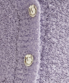 WEGO 【ANGIE VINTAGE】リボンヤーンVネックニットカーディガン