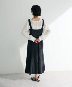 Green Parks ドロストネックシアーストライプチュニック