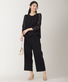 ANY SIS 【2SET】レーススリーブ ブラウス × パンツ セット