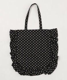 WEGO ドット柄フリルトート