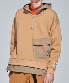 PW CIRCULUS 【MEN】裏毛ジップアップフーディ