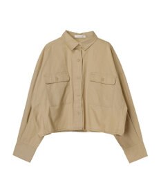 Green Parks ショート丈ワイドシャツ