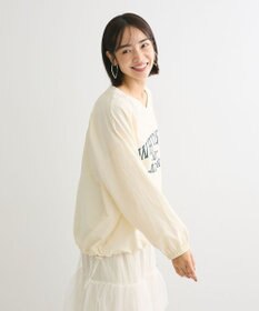 Green Parks ナイロンロゴＶネックプルオーバー