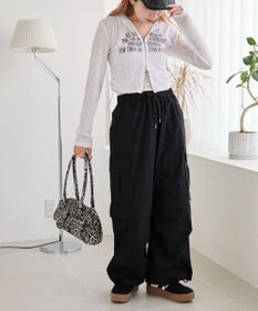 WEGO 【ウエストゴム】2WAYカーゴパンツ