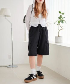 WEGO 【ウエストゴム】2WAYカーゴパンツ