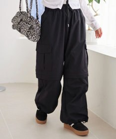 WEGO 【ウエストゴム】2WAYカーゴパンツ