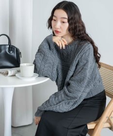 WEGO ケーブルショートニット