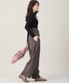 ANY SIS 【BAILA12月号掲載・貴島明日香さんコラボ】ハイカットリターン ワイドパンツ