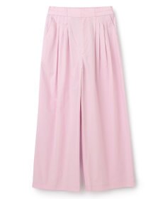 uncrave 【ご好評につき追加生産】カラータイプライター タックワイドパンツ（uncrave WHITE）