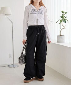 WEGO 【ウエストゴム】2WAYカーゴパンツ