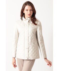 DAKS ライトウェイト フーデッドキルティングブルゾン