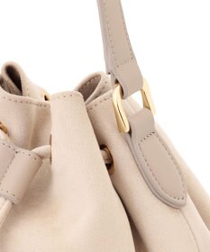 23区 スエード コンビ ドロスト バッグ