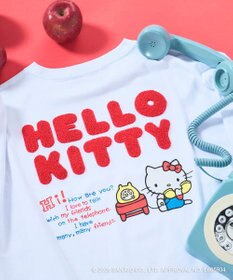 OP／FILA 【Ocean Pacific×ハローキティ】サガラ刺しゅうビッグTシャツ