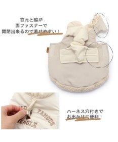 PET PARADISE 犬 服 秋冬 遠赤外線 スヌーピー エア ベスト 【小型犬】 レッド ホワイト