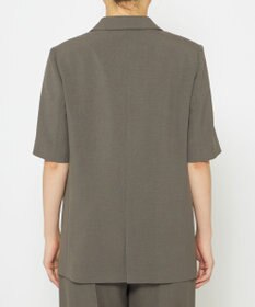 uncrave 【佐藤晴美さん着用】ウォッシャブルドライサップ ハーフスリーブジャケット