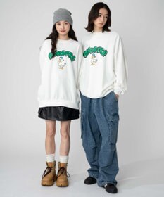 WEGO 【2025年秋冬新作/SMLXLサイズ展開/ユニセックス着用ITEM】アソートグラフィックプルオーバー