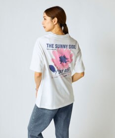 OP／FILA 【Ocean Pacific】フラワーバックプリントTシャツ