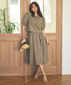 Feroux 【洗える】パフスリーブセット アップ