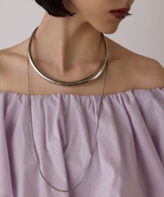 GRACE CONTINENTAL メタルボリュームチョーカー