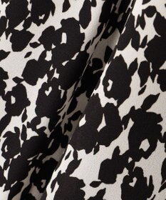 ICB 【洗える】シルエットフラワープリント マーメイドスカート