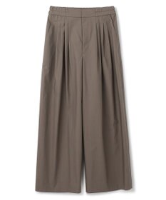 uncrave 【ご好評につき追加生産】カラータイプライター タックワイドパンツ（uncrave WHITE）