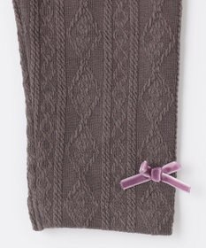 ANY KIDS ケーブル ジャガード レギンス