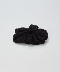 Phoebe ガーリッシュレースシュシュ　ブラック