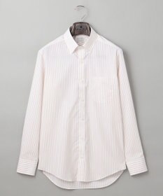 GOTAIRIKU 【形態安定】PREMIUMPLEATS_レギュラーカラー 通年ドレスシャツ（ボーダー）