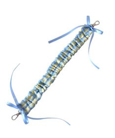 WEGO チェックリボンくしゅくしゅハンドストラップ