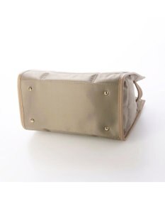 UNBILLION ペルケ perche / ナイロンキルト×クロコ型押し牛革2wayトートバッグS