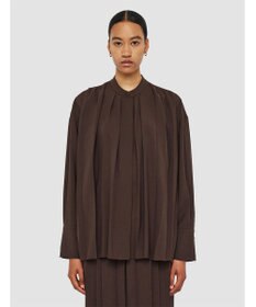 JOSEPH エアリープリッセ　ロングスリーブブラウス