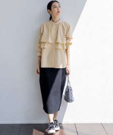 ANY SIS S CICA加工 ニット タイト スカート