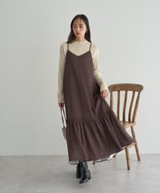 earth music&ecology アソートサテンキャミワンピース