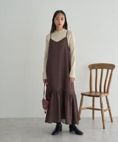 earth music&ecology アソートサテンキャミワンピース