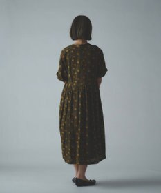 muuc 【手刺繍のような刺繍が美しい】ハイドランジア ドレス