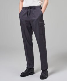 JOSEPH HOMME 【新素材】テクノクロスストレッチ　ドローコード付きストレートカーゴパンツ / HOVE CARGO グレー系