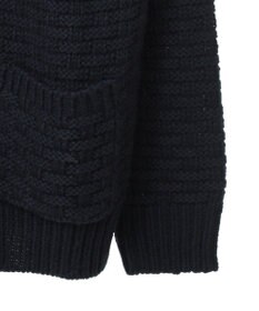 CRAFT STANDARD BOUTIQUE ざっくり柄Mixケーブルニットカーディガン