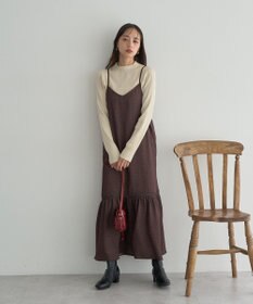 earth music&ecology アソートサテンキャミワンピース