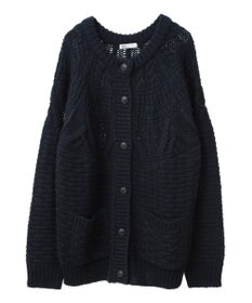 CRAFT STANDARD BOUTIQUE ざっくり柄Mixケーブルニットカーディガン