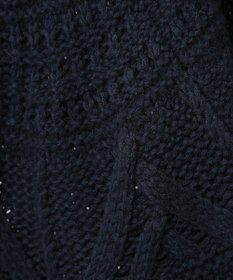 CRAFT STANDARD BOUTIQUE ざっくり柄Mixケーブルニットカーディガン