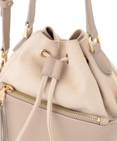 23区 スエード コンビ ドロスト バッグ