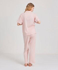 une nana cool 【綿100%】スビン天竺 半袖開襟パジャマ MADE WITH LIBERTY FABRIC