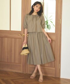 Feroux 【洗える】パフスリーブセット アップ