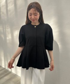 UNFILO 【VERY×UNFILOコラボ】BEAUTY MOVE ペプラムブラウス