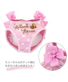 PET PARADISE ディズニー ミニーマウス メッシュ ベスト ハーネス 【４Ｓ~３Ｓ】 ピンク 水玉